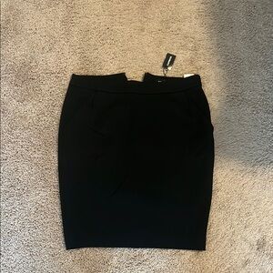 Elegant Black Pencil Skirt